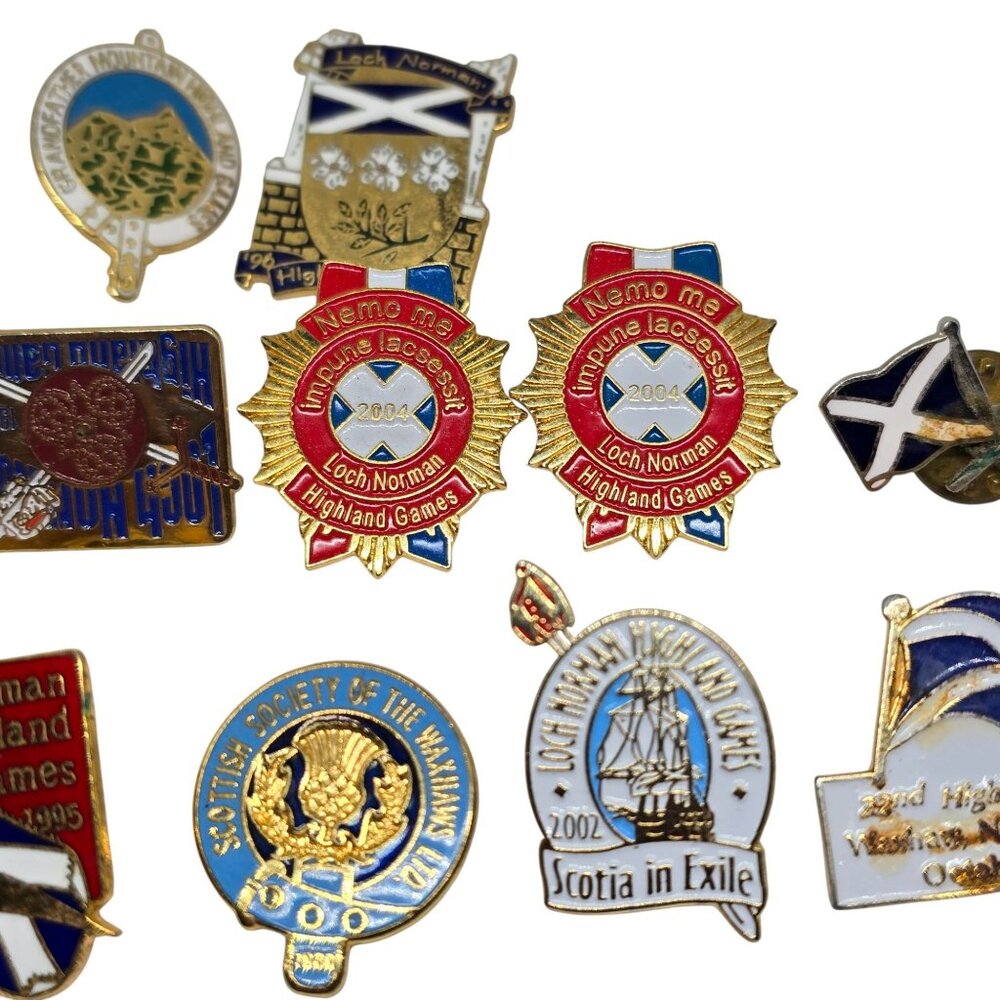 Scottish Highland Games Enamel Pin Lot Loch Norman Waxhaw Kings Mountain 17 - Picture 4 of 16